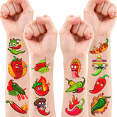 106 PCS Chili Peppers Birthday Party Decorations Favors Supplies Hot Spicy Mexican Cinco De Mayo Fiesta Red Chili Cook Off Blow Up Food Decor Stickers Temporary Tattoos Gift School Prizes Rewards
